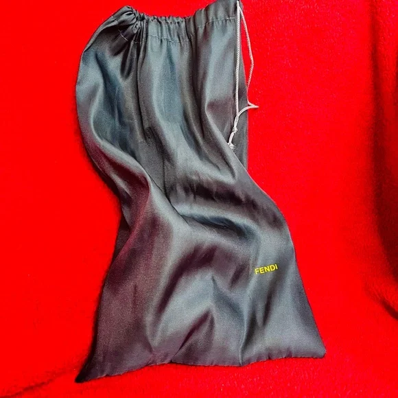 Fendi Black Mini Bag with Metallic Detail - Picture 9 of 10